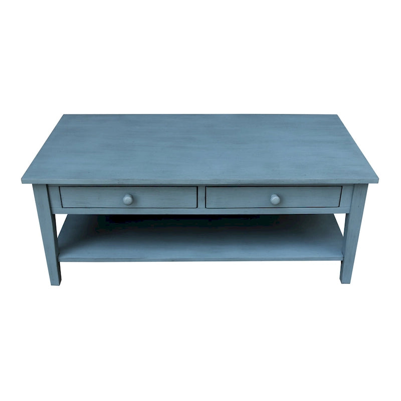 Table basse Spencer en bois de para de 122 cm (L) x 61 cm (P) x 48 cm (H)