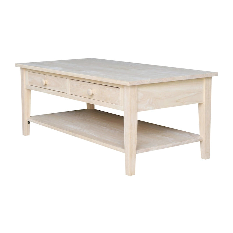 Table basse Spencer en bois de para de 122 cm (L) x 61 cm (P) x 48 cm (H)