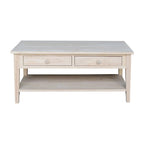 Table basse Spencer en bois de para de 122 cm (L) x 61 cm (P) x 48 cm (H)