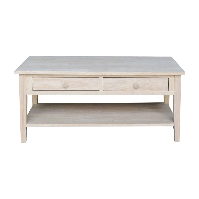 Table basse Spencer en bois de para de 122 cm (L) x 61 cm (P) x 48 cm (H)
