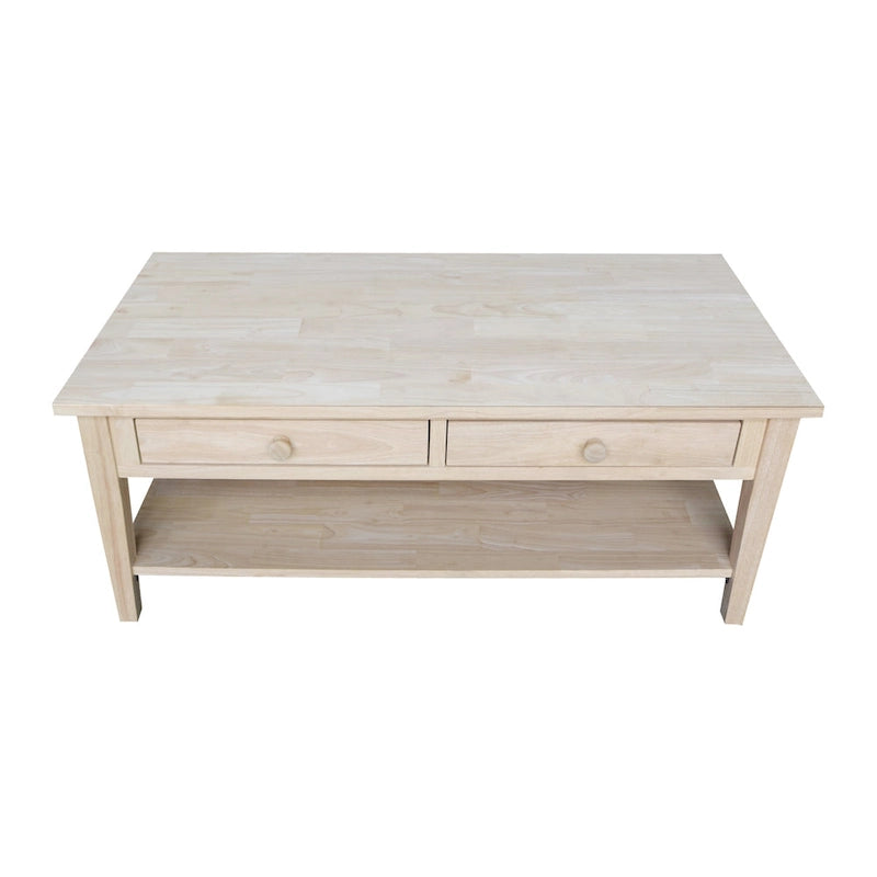 Table basse Spencer en bois de para de 122 cm (L) x 61 cm (P) x 48 cm (H)