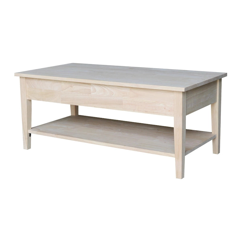 Table basse Spencer en bois de para de 122 cm (L) x 61 cm (P) x 48 cm (H)