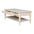 Table basse Spencer en bois de para de 122 cm (L) x 61 cm (P) x 48 cm (H)