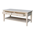 Table basse Spencer en bois de para de 122 cm (L) x 61 cm (P) x 48 cm (H)