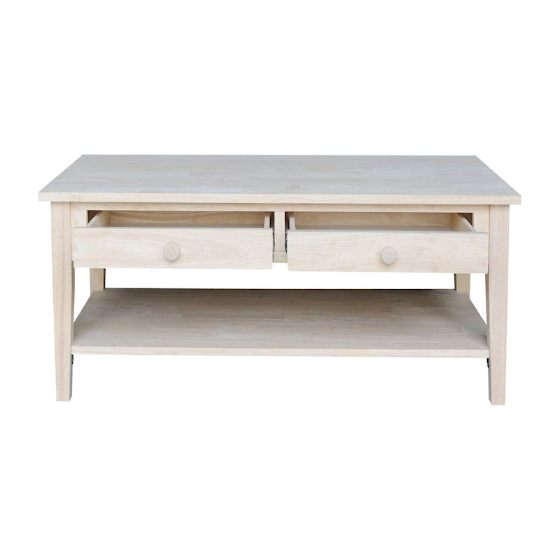 Table basse Spencer en bois de para de 122 cm (L) x 61 cm (P) x 48 cm (H)