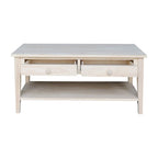 Table basse Spencer en bois de para de 122 cm (L) x 61 cm (P) x 48 cm (H)