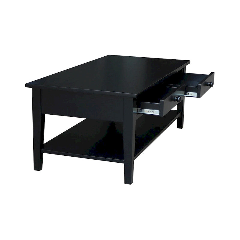 Table basse Spencer en bois de para de 122 cm (L) x 61 cm (P) x 48 cm (H)
