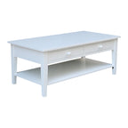 Table basse Spencer en bois de para de 122 cm (L) x 61 cm (P) x 48 cm (H)