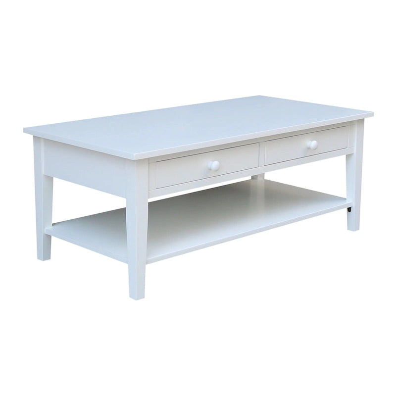 Table basse Spencer en bois de para de 122 cm (L) x 61 cm (P) x 48 cm (H)