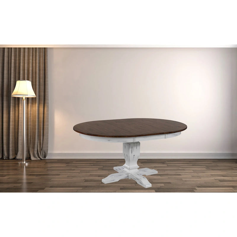 Table à manger double à piètement de transition - N/A
