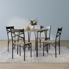 Ensemble repas 4 personnes Denhour DH BASIC pour petits espaces