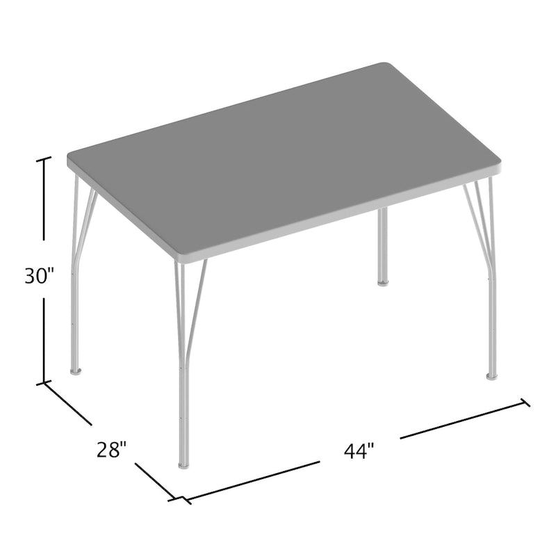 Ensemble repas 4 personnes Denhour DH BASIC pour petits espaces