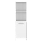 Armoire de cuisine Danforth FM Furniture, armoire à porte unique, quatre étagères