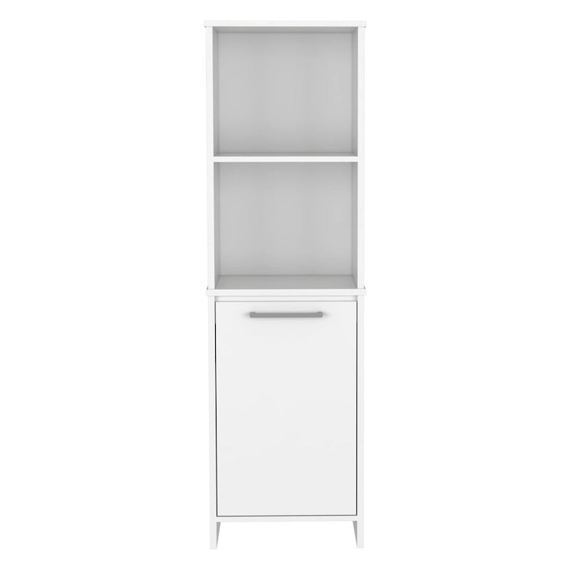 Armoire de cuisine Danforth FM Furniture, armoire à porte unique, quatre étagères