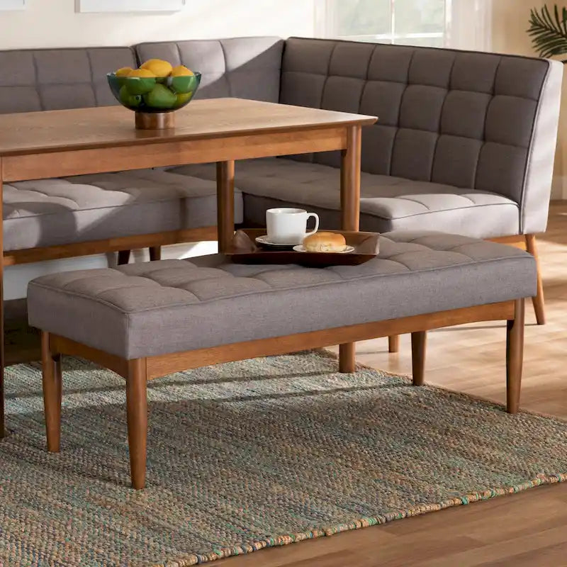 Banc de salle à manger Sanford Mid-Century Modern