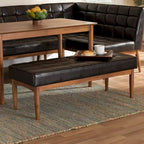 Banc de salle à manger Sanford Mid-Century Modern