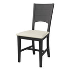 Ensemble de salle à manger 6 pièces demi-rond en bois avec longue banquette et 4 chaises de salle à manger, style moderne
