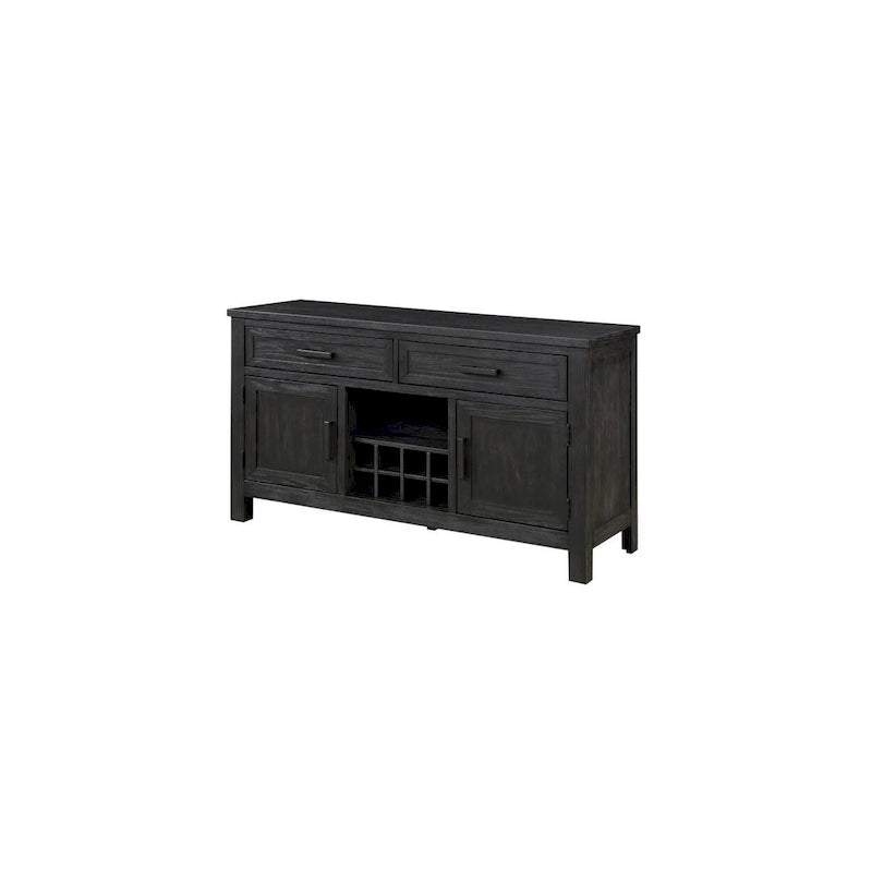 Ensemble de salle à manger transitionnel Kersey noir antique