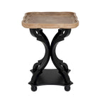 Table d'appoint rustique COZAYH avec plateau de style ferme
