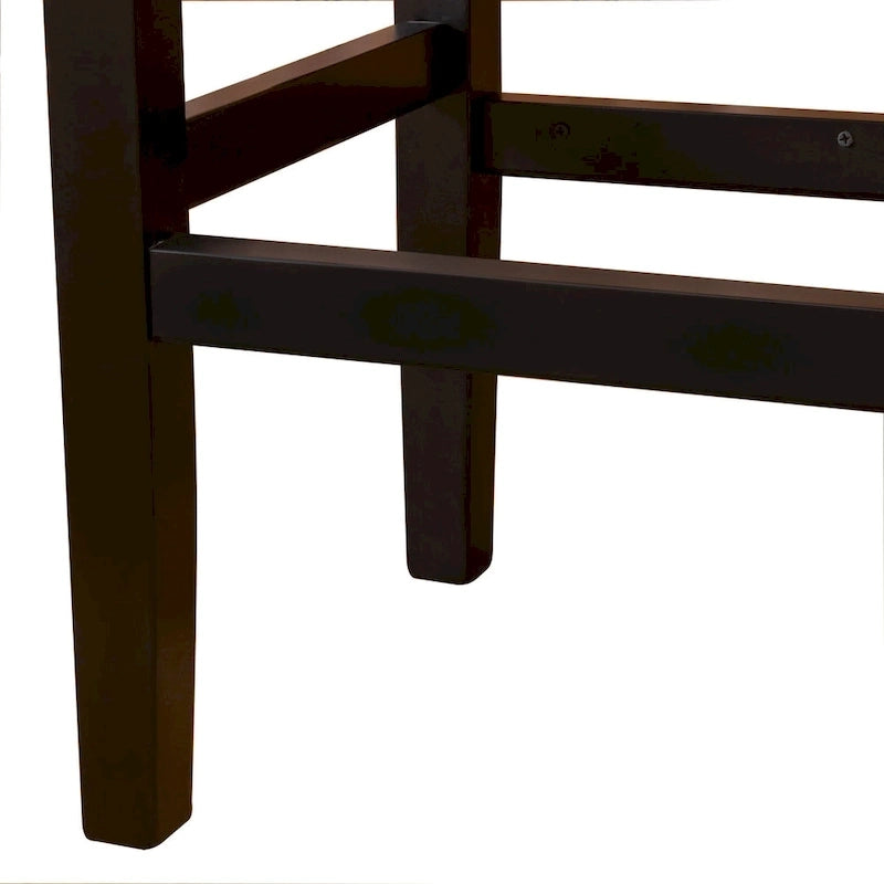 Tabouret de comptoir sans dossier Lisette 26 po brun (ensemble de 2) par Christopher Knight Home - 18,00 P x 15,50 L x 26,00 H