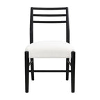 Chaises de salle à manger Christopher Knight Home avec revêtement en tissu Fescue et détails en hévéa (lot de 2)