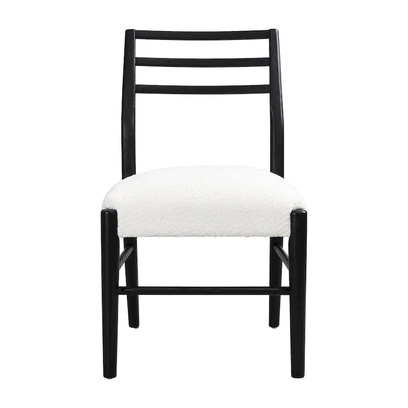 Chaises de salle à manger Christopher Knight Home avec revêtement en tissu Fescue et détails en hévéa (lot de 2)