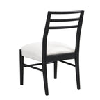 Chaises de salle à manger Christopher Knight Home avec revêtement en tissu Fescue et détails en hévéa (lot de 2)