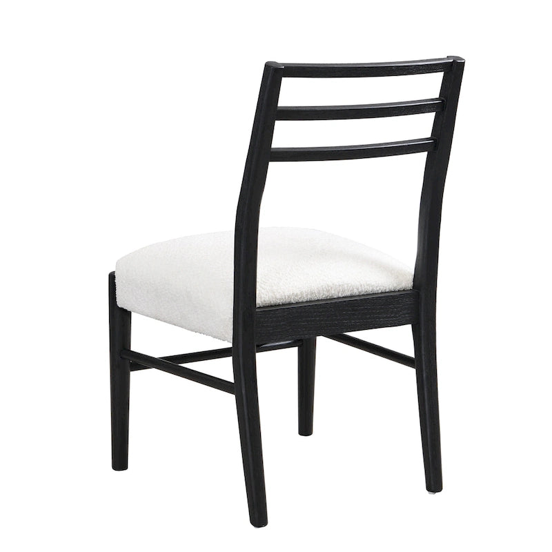 Chaises de salle à manger Christopher Knight Home avec revêtement en tissu Fescue et détails en hévéa (lot de 2)