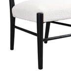Chaises de salle à manger Christopher Knight Home avec revêtement en tissu Fescue et détails en hévéa (lot de 2)