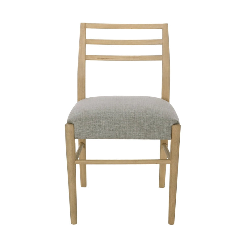 Chaises de salle à manger Christopher Knight Home avec revêtement en tissu Fescue et détails en hévéa (lot de 2)