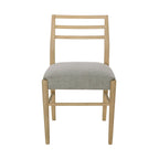 Chaises de salle à manger Christopher Knight Home avec revêtement en tissu Fescue et détails en hévéa (lot de 2)