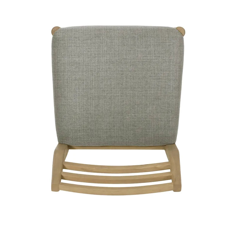 Chaises de salle à manger Christopher Knight Home avec revêtement en tissu Fescue et détails en hévéa (lot de 2)