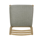Chaises de salle à manger Christopher Knight Home avec revêtement en tissu Fescue et détails en hévéa (lot de 2)