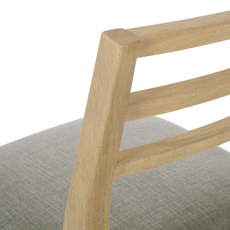 Chaises de salle à manger Christopher Knight Home avec revêtement en tissu Fescue et détails en hévéa (lot de 2)