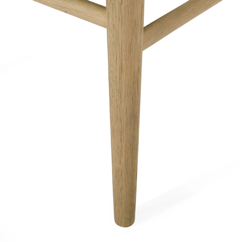 Chaises de salle à manger Christopher Knight Home avec revêtement en tissu Fescue et détails en hévéa (lot de 2)