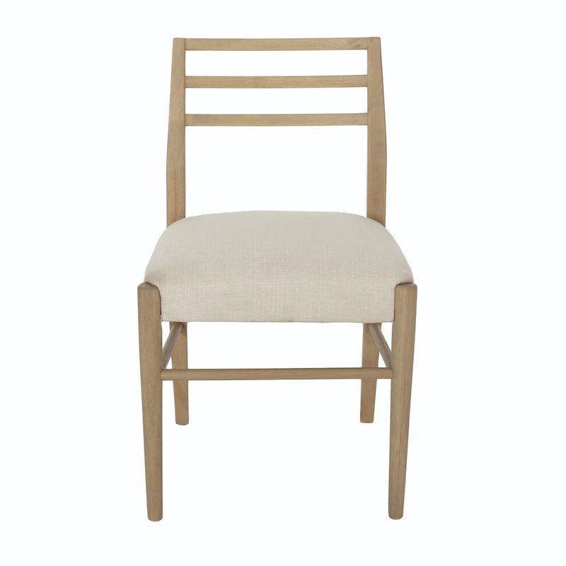Chaises de salle à manger Christopher Knight Home avec revêtement en tissu Fescue et détails en hévéa (lot de 2)