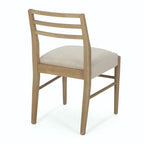 Chaises de salle à manger Christopher Knight Home avec revêtement en tissu Fescue et détails en hévéa (lot de 2)