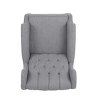 Fauteuil à bascule capitonné avec oreilles en tissu Dobles de Christopher Knight Home