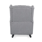 Fauteuil à bascule capitonné avec oreilles en tissu Dobles de Christopher Knight Home