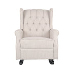 Fauteuil à bascule capitonné avec oreilles en tissu Dobles de Christopher Knight Home