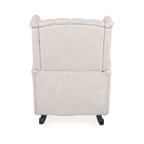 Fauteuil à bascule capitonné avec oreilles en tissu Dobles de Christopher Knight Home