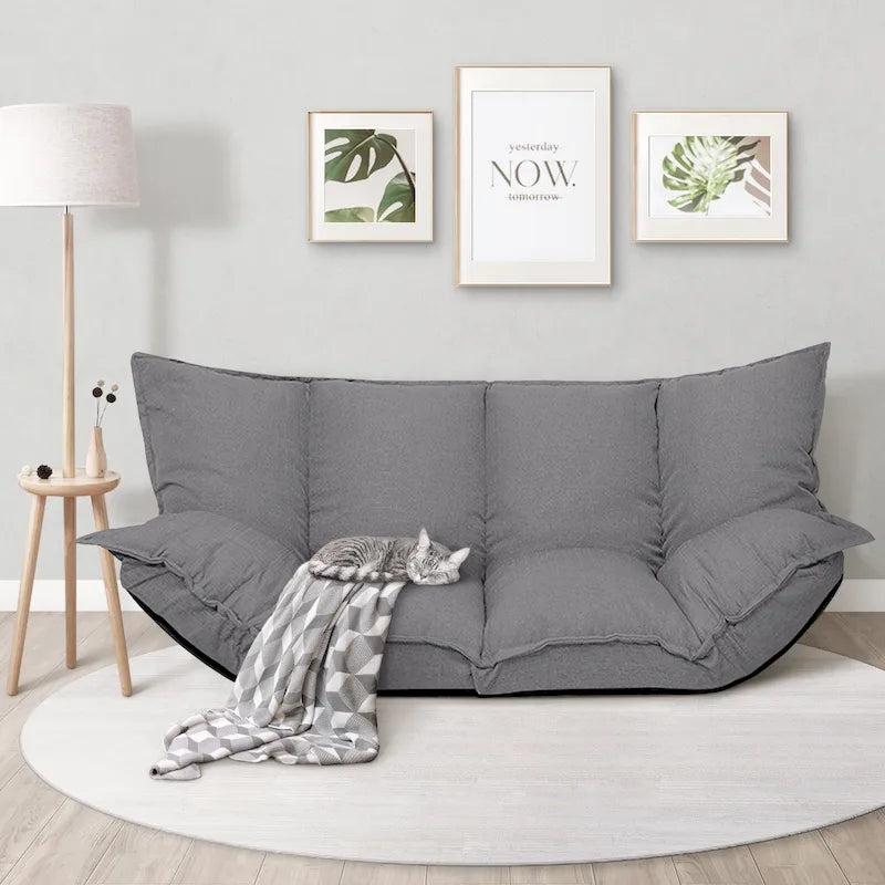 Canapés Modernes Paresseux Mignons Ensembles Futons Confortables Canapé-Lit Ajustable