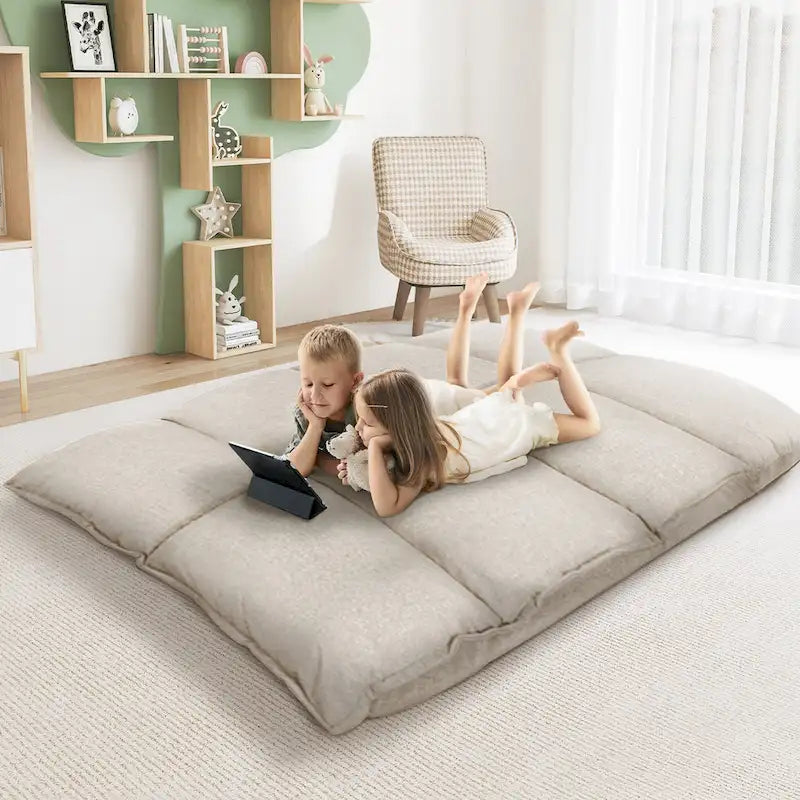 Canapés Modernes Paresseux Mignons Ensembles Futons Confortables Canapé-Lit Ajustable