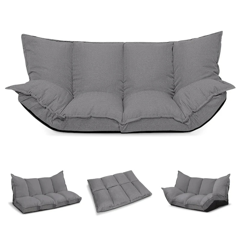 Canapés Modernes Paresseux Mignons Ensembles Futons Confortables Canapé-Lit Ajustable
