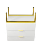Commode de rangement à 5 tiroirs, Unité de rangement pour chambre à coucher, Chiffonnier
