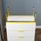 Commode de rangement à 5 tiroirs, Unité de rangement pour chambre à coucher, Chiffonnier