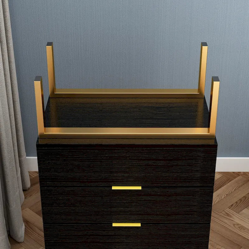 Commode de rangement à 5 tiroirs, Unité de rangement pour chambre à coucher, Chiffonnier