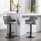 Lot de 2 tabourets de bar réglables pour cuisine