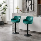 Lot de 2 tabourets de bar réglables pour cuisine