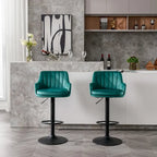 Lot de 2 tabourets de bar réglables pour cuisine
